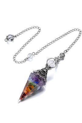 7 Chakra Crystal Gemstone Pendulum