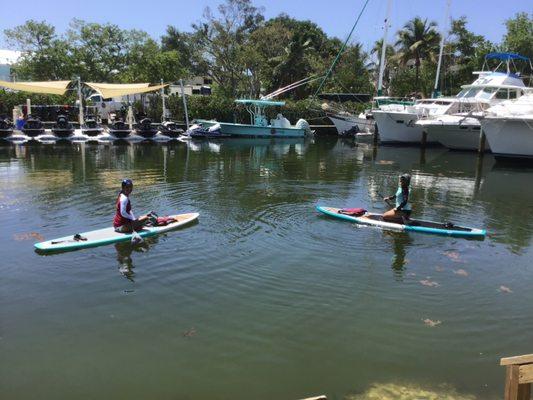 Paddleboard fun