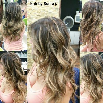 Balyage on ombre