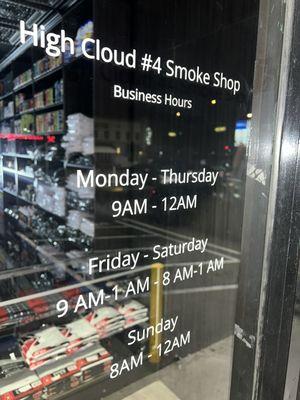 Business Hours Update!