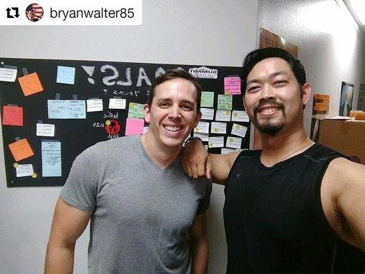 Congratulations on your first year of continued fitness Bryan!