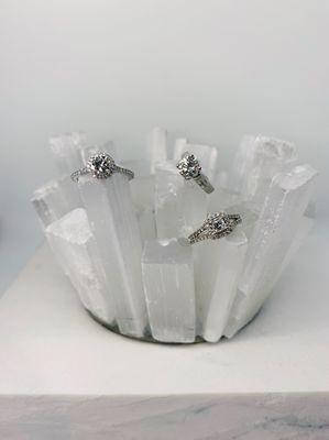 White Gold Diamond Rings.