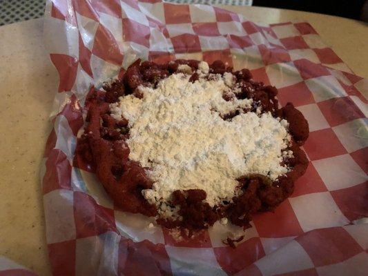 Red Velvet Funnel Cake (Seasonal)