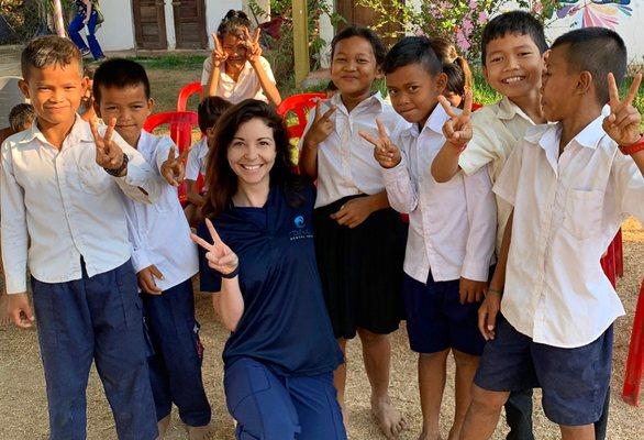 We are so proud of our hygienist Jordan!  She volunteered to travel to Cambodia with #GlobalDentalRelief to provide first time dental care t