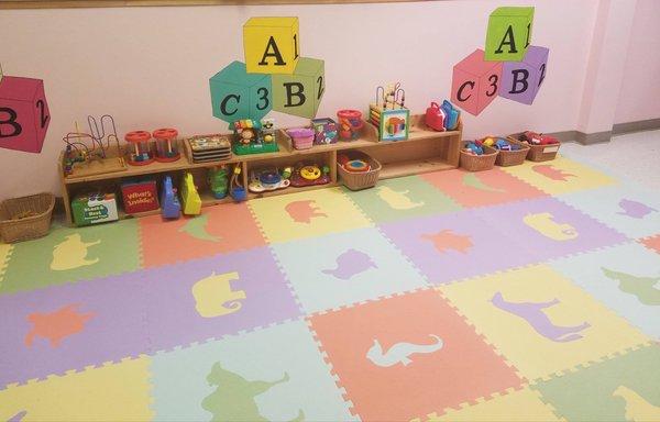 One of our toddler rooms, Imagination Nation Ave.