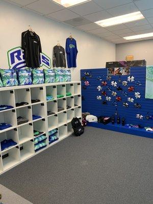 Part of our amazing pro shop!