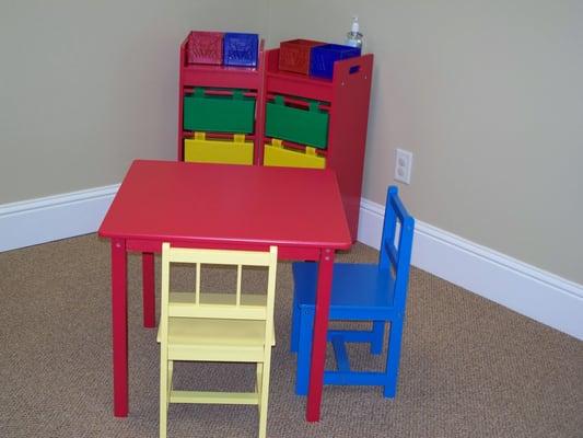 Therapy room for young children