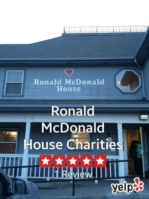 Ronald McDonald house!