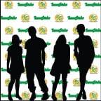 8ft x 8ft Step and Repeat Backdrop Banner