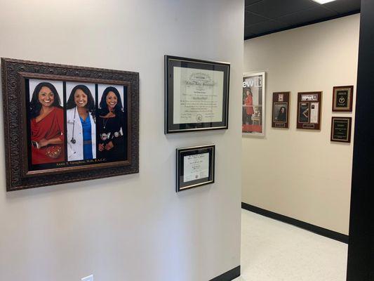 Interior Of Advanced cardiovascular care center Houston, Texas office