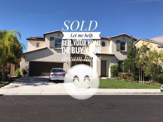 Home sold in Murrieta,Ca