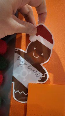 Omg I found the Gingerbread Man in our OTF's hidden Gingerbread man hunt!!