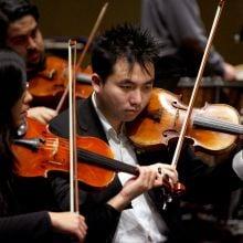 SCCS Violinists (photo by Dina Scoppettone)