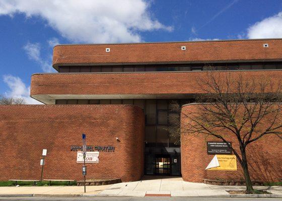 Entrance, Waxter Center for Senior Citizens, 861 Park Avenue, Baltimore, MD 21201