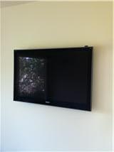 Mounting TV's on the wall with wires enclosed in wall