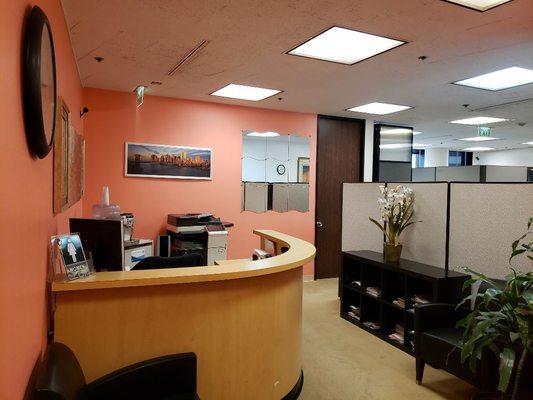 Front office reception