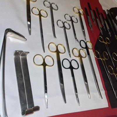 Huge range of scissors