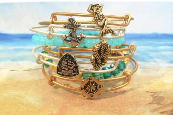 Alex and Ani Seaside Sliders available now at Christina's!