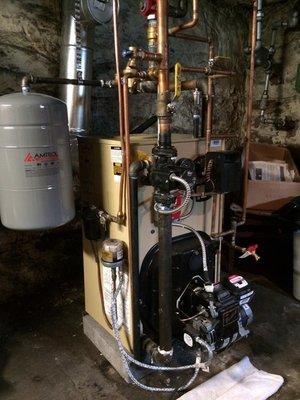 New hot water system with expansion tank