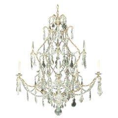 Large Bagues Rock Crystal Chandelier