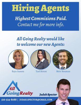 Welcome new agents flyer