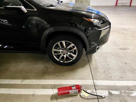 Frequent Vandalism in Underground Parking