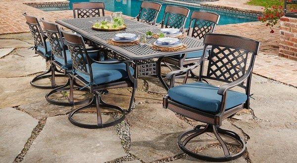 Lexington Cast Aluminum Dining Collection 3