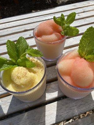 Frosé and Sumo Slush