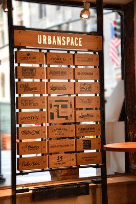 UrbanSpace Sign