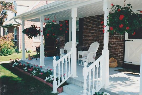 New porch roof project