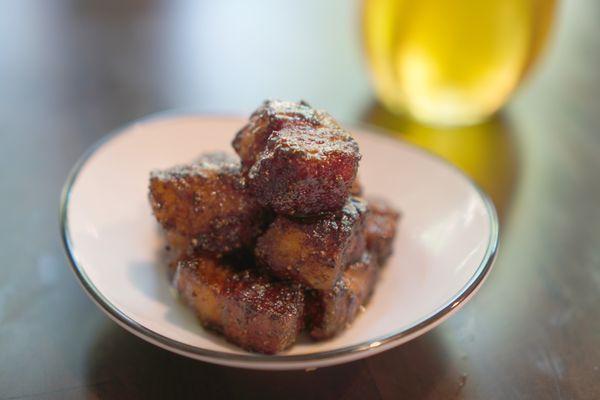 Smoked Pork Belly Bites