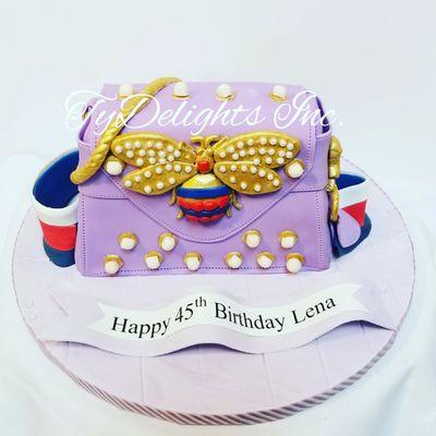 Gucci Bag inspired Cakes