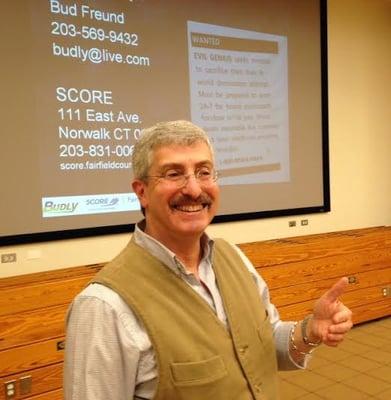 Bud Freund on technology at Ferguson Library.