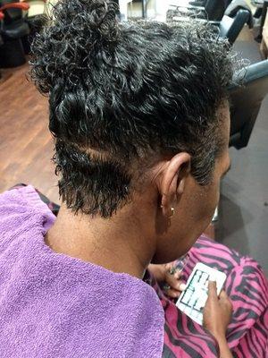 Wave Nouveau on Natural hHair