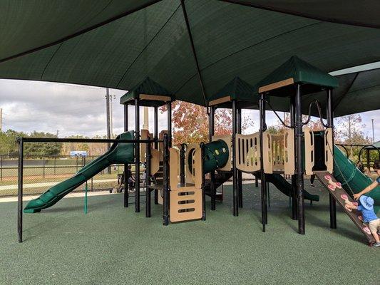 Play area, right next to the baseball field