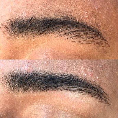 Before after of threading