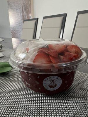 Nutella açaí bowl