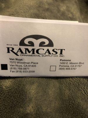 Ramcast Ornamental Supply