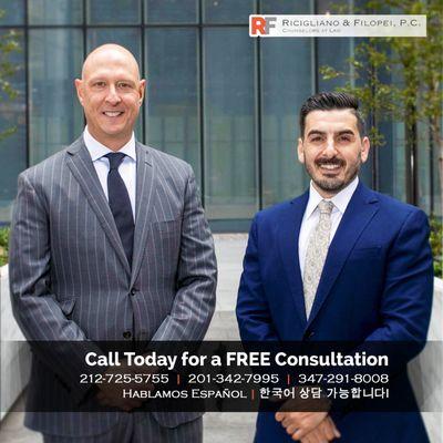 Call us today to discuss your case at no cost to you.