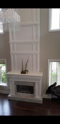 Fire place 20ft tall