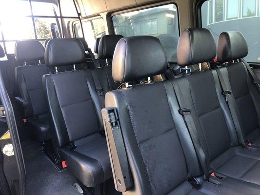 14 passengers regular Mercedes Sprinter