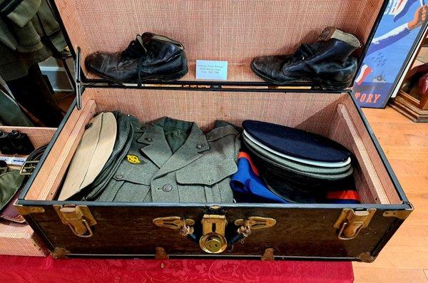 A soldiers trunk