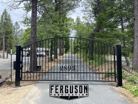 Entry Gate Package with Address Number Upgrade