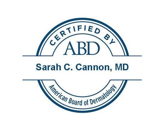 Sarah Cannon is a board-certified dermatologist physician.