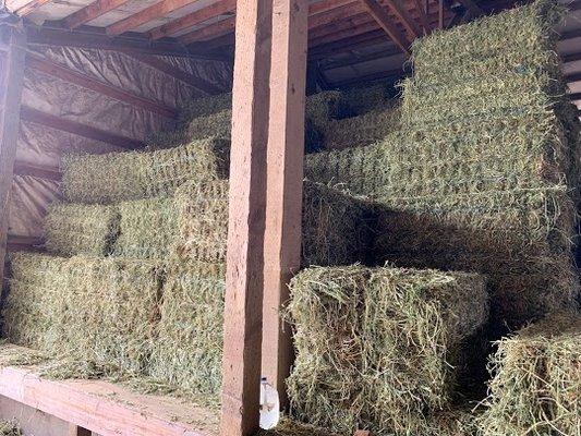 We deliver hay! Local delivery rates start at $25!