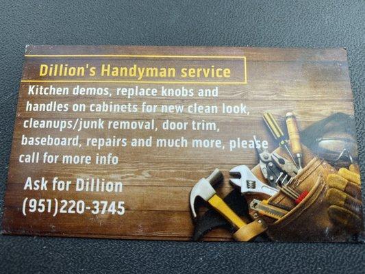 Dillion's Handyman Service