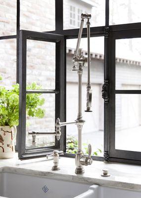 Waterstone Gantry Pulldown kitchen faucet, DJ Bath Plus