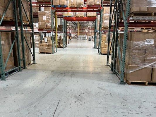 ship depot logistics storage racks & fulfillment