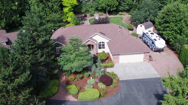 Home marketed with drone photography!