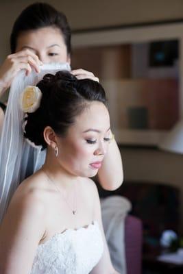 Bridal Hair Design, photo by www.zeeanna.com